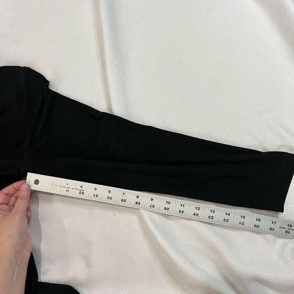 Jones New York Black V Neck Long Sleeve Dress - Picture 9 of 12